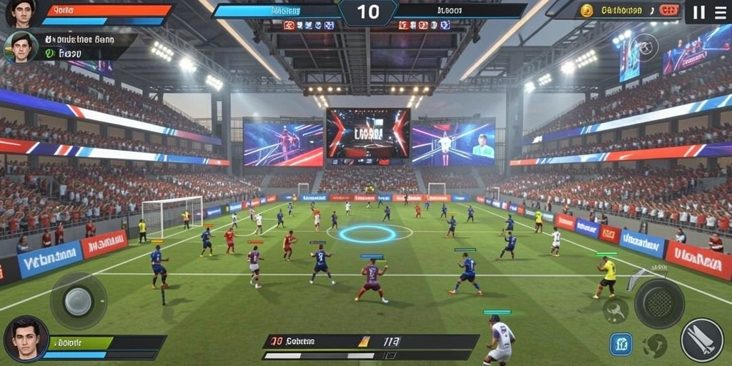 Pengguna dapat berinteraksi melalui fitur sosial dalam game.