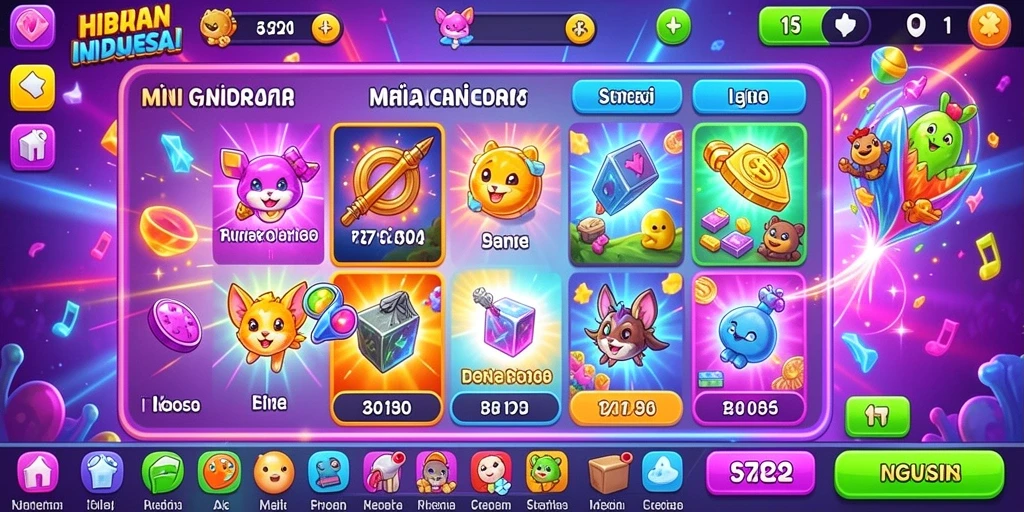 Level-level yang penuh tantangan dan keseruan.