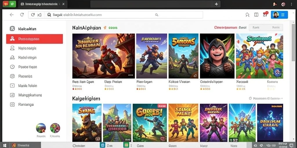 Variasi permainan yang seru dan menarik.