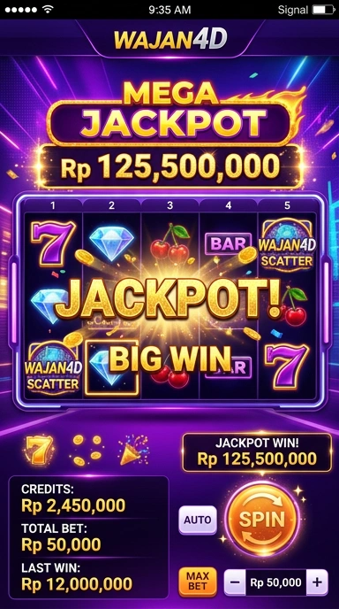 wajan4d — layar beranda
